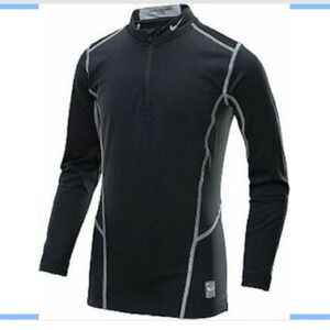 Nike Pro Combat Dri-Fit‎ Hyperwarm Lite quarter zip Large